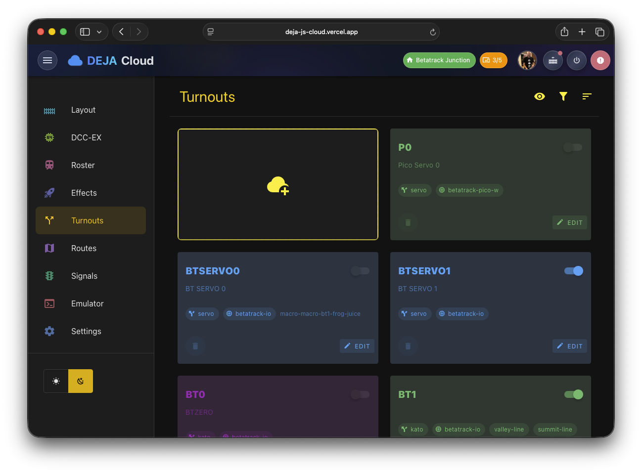 Turnout Configuration